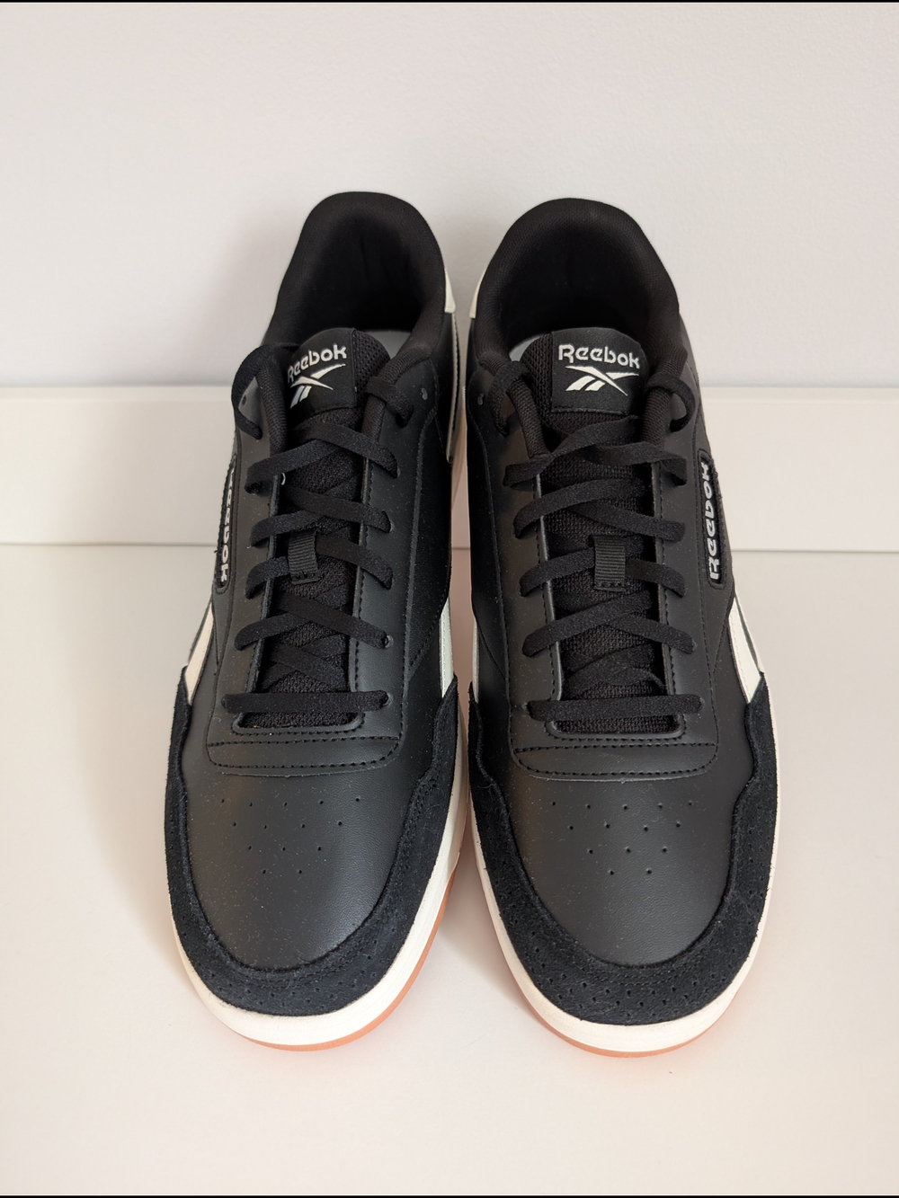 Reebok Court Advance Men's Black White Gum Sneakers Size 13